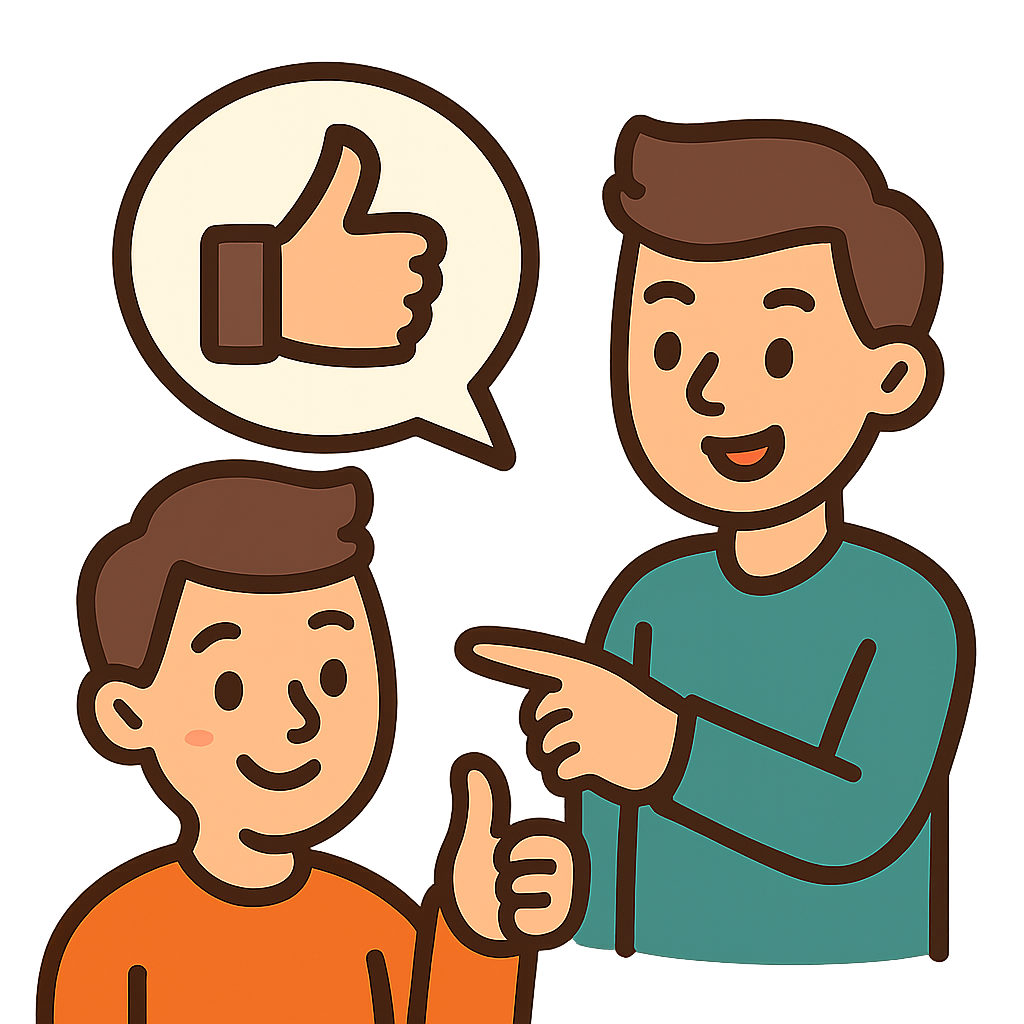 An image with a transparent background recommending a friend recommending a friend Avoid any text and style as a cartoon or icon-1